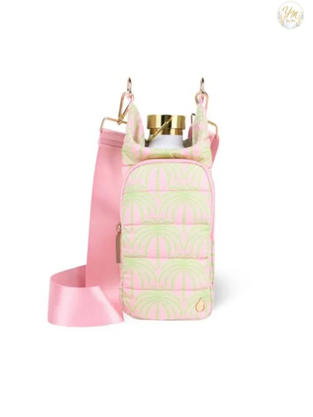 Hands-Free Crossbody Water Bottle Holder with Strap, Fits Up to 32 oz, Phone